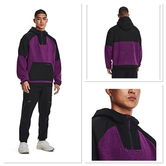 Under Armour Mission Boucle Anorak Pullover - Picture 1 of 8